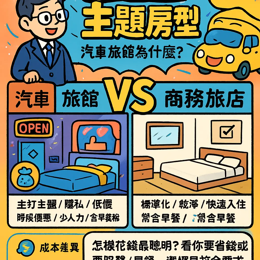 汽車旅館為什麼便宜 - 主題房型