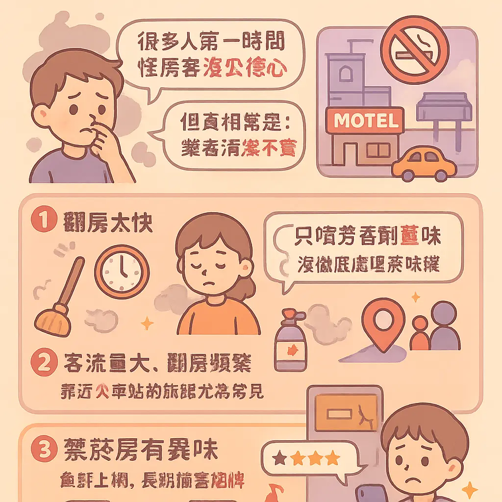 汽車旅館 為什麼會有煙味？ - 消防授信總機