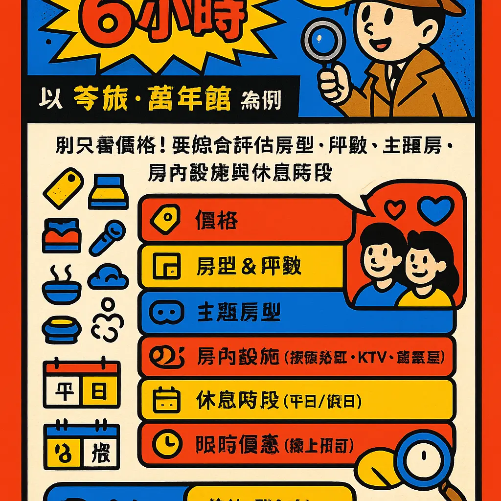 汽車旅館休息6小時 - 苓旅 萬年館