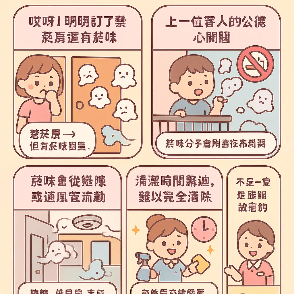 汽車旅館 為什麼會有煙味？ - 煙霧偵測器