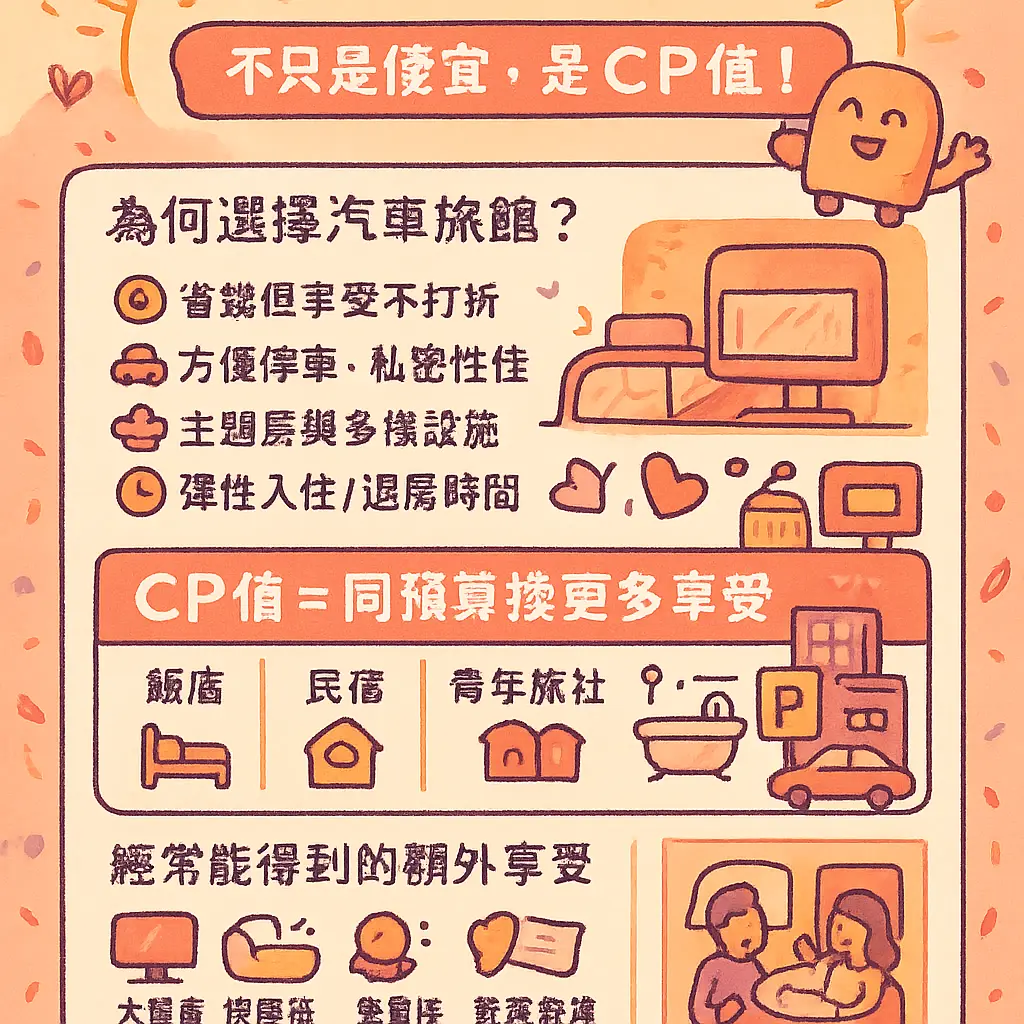 汽車旅館為什麼便宜 - 桃園住宿