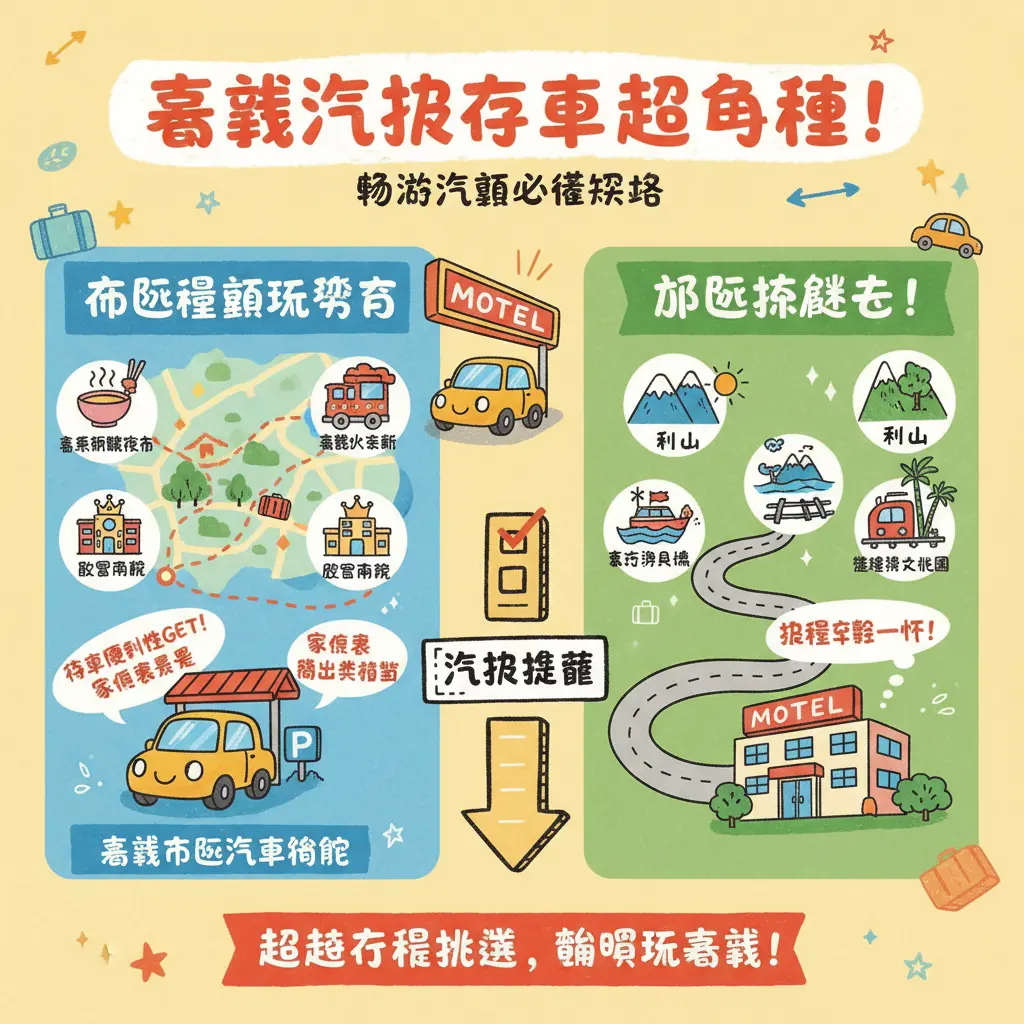 嘉義 汽車旅館 - 嘉樂福觀光夜市