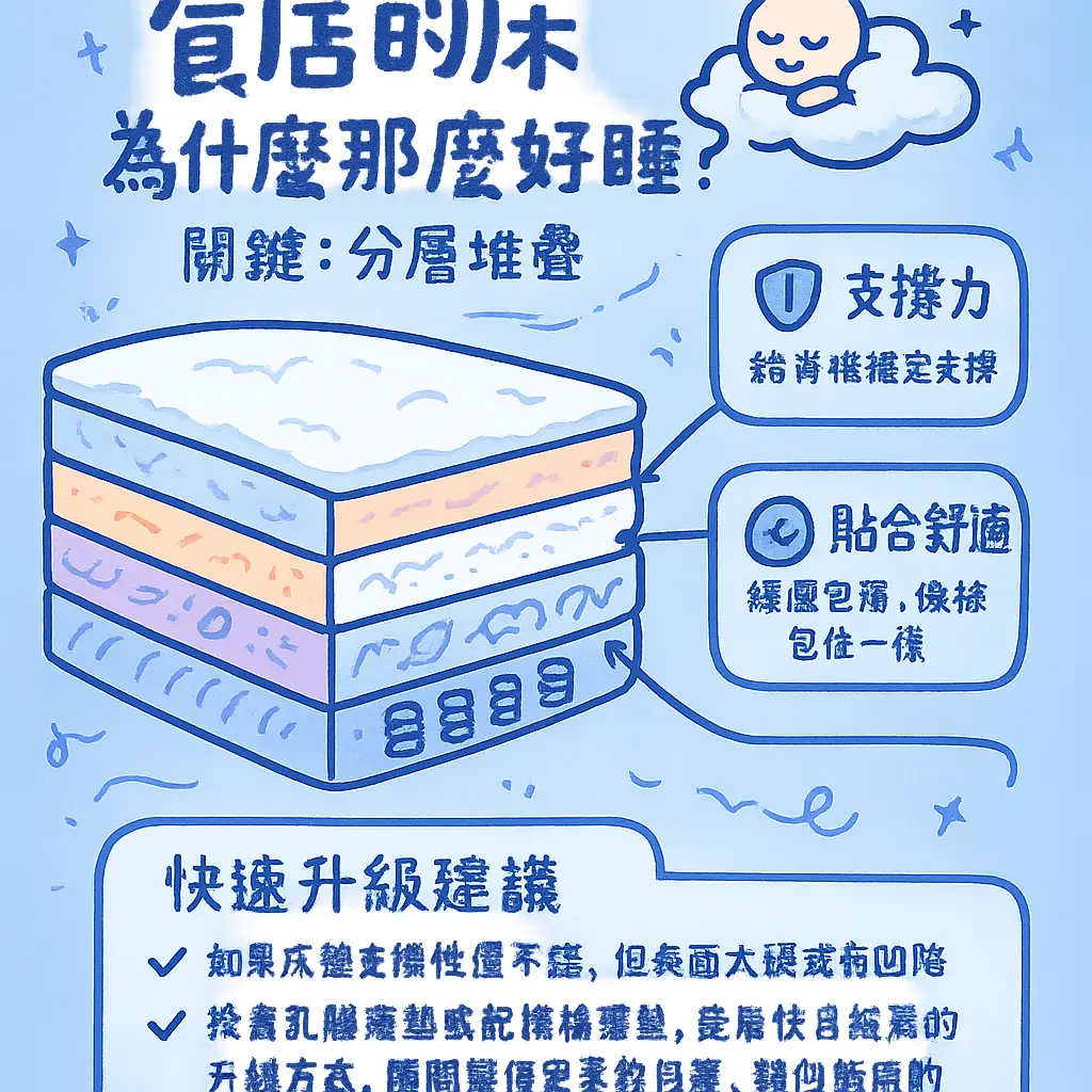 飯店的床為什麼那麼好睡？ - 橘家牀墊