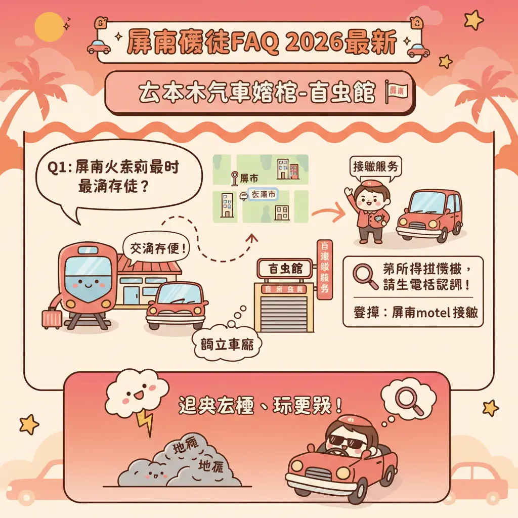 屏東 汽車旅館 - 六本木汽車旅館-自由館