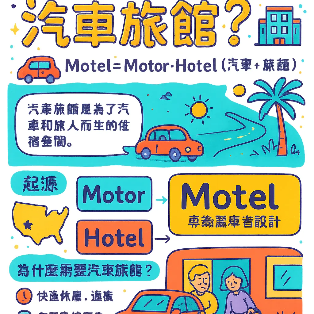 為什麼叫汽車旅館？ - 汽車旅館
