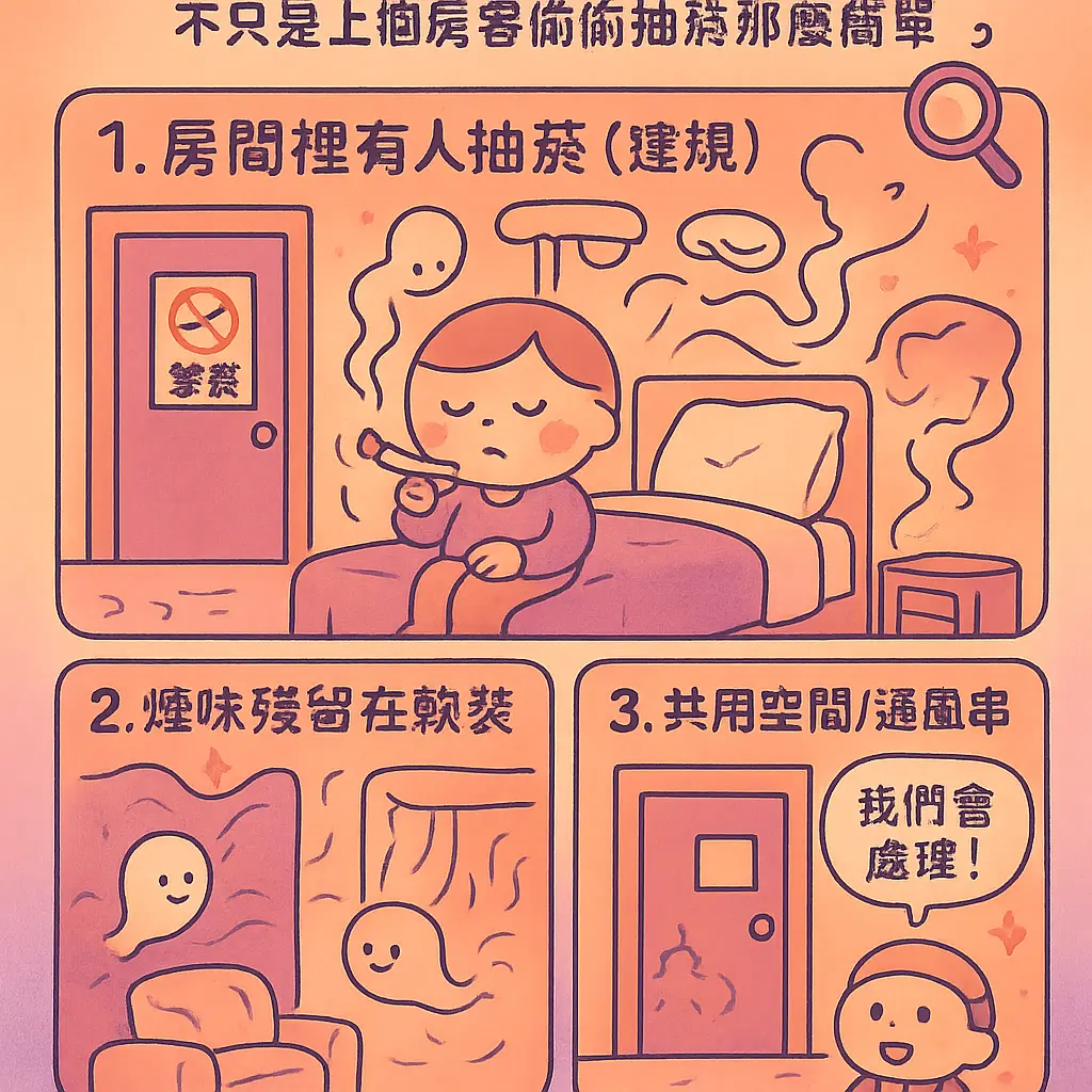 汽車旅館 為什麼會有煙味？ - 汽車旅館