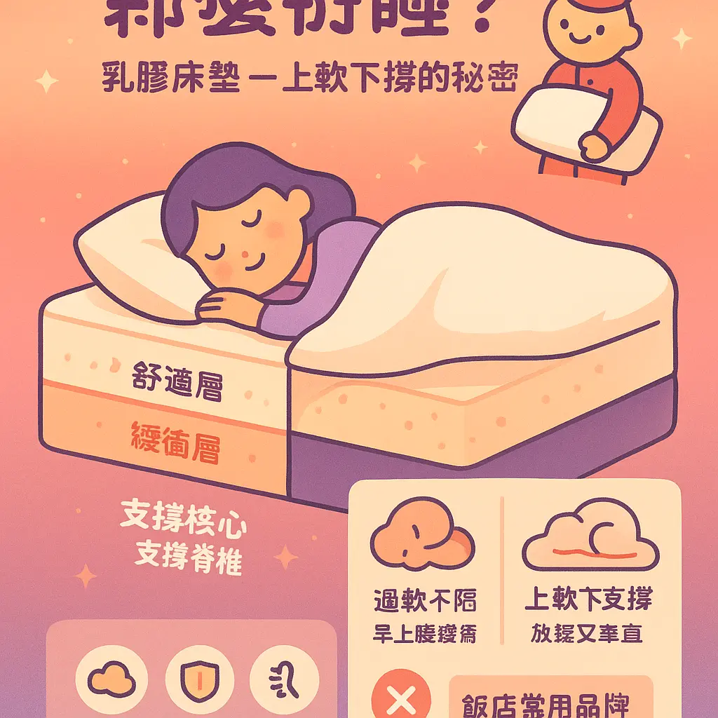 飯店的床為什麼那麼好睡？ - 乳膠牀墊