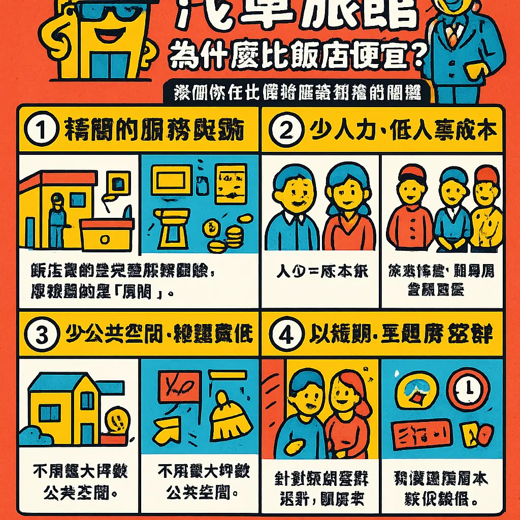 汽車旅館為什麼便宜 - 摩鐵