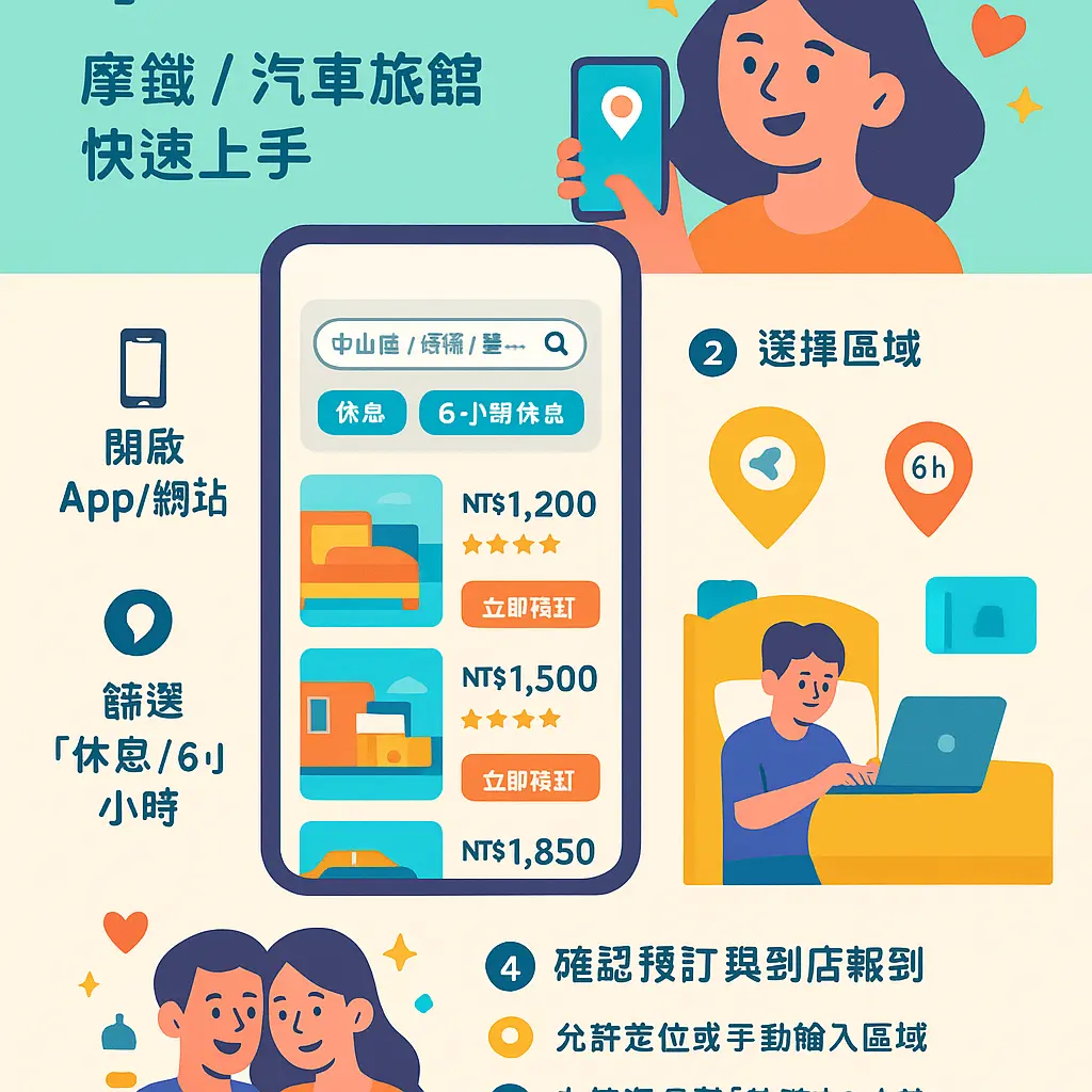 汽車旅館休息6小時 - 摩鐵