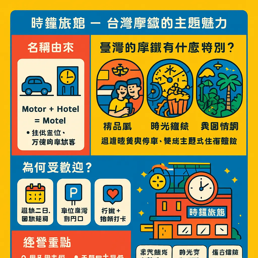 為什麼叫汽車旅館？ - 時鐘旅館