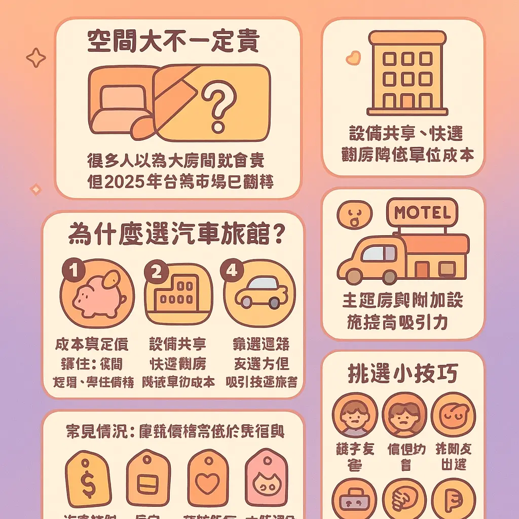 汽車旅館為什麼便宜 - 民宿